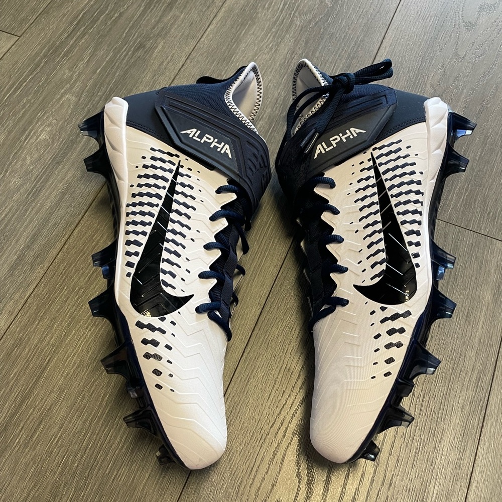 Nike Alpha Menace Pro 2 Football White Black College Navy BV3945-102